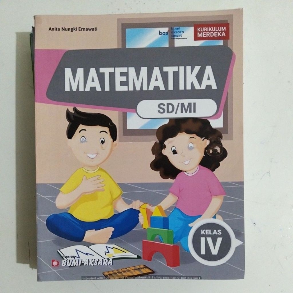 buku Matematika SD kelas 4 bumi aksara
