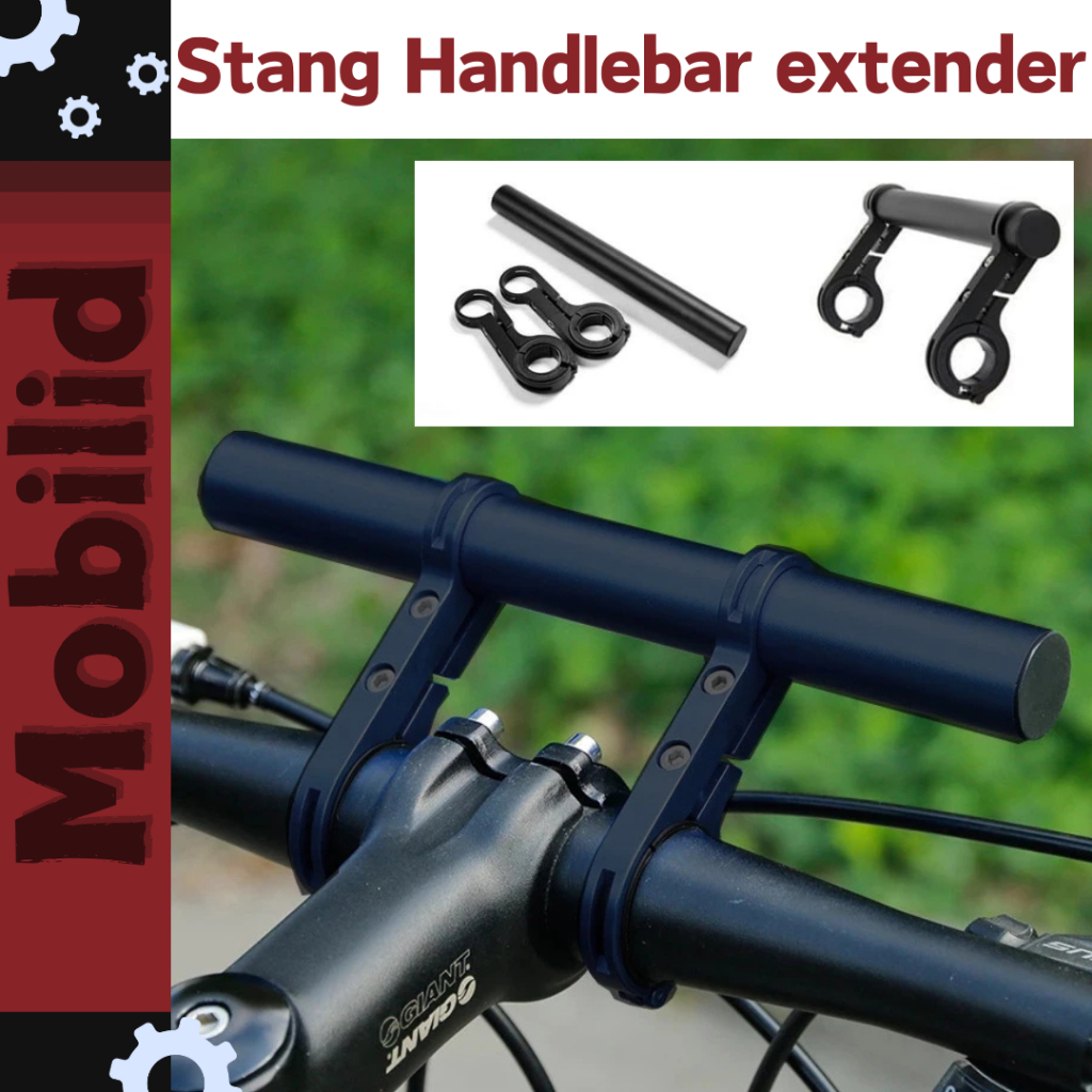 Motor Sepeda Handlebar Extension Bracket Breket Stang Tambahan Extender Stang Sepeda
