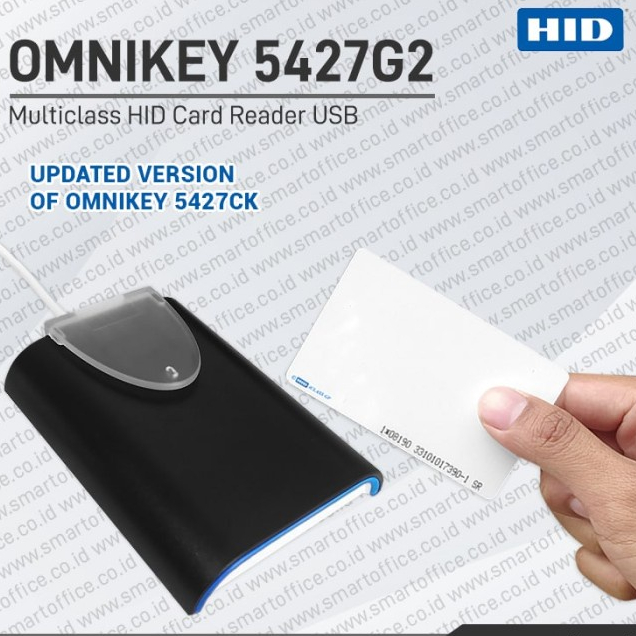 Rfid Reader Hid Omnikey 5427G2 Nfc Multiclass Card New Version 5427Ck Dapatkan