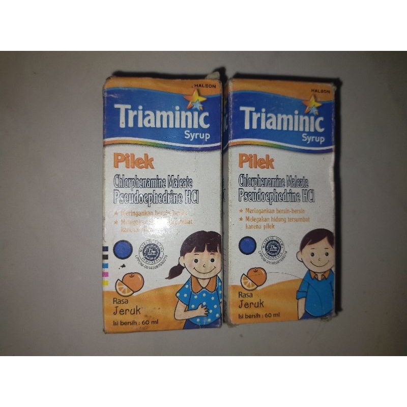 

Triaminic Syrup Pilek rasa Jeruk 60ml REJECT KEMASAN