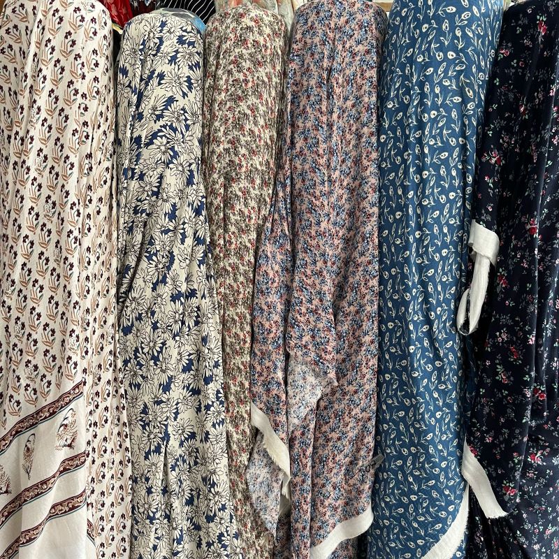 kain katun voal premium motif / kain katun motif / kain gamis / kain kemeja