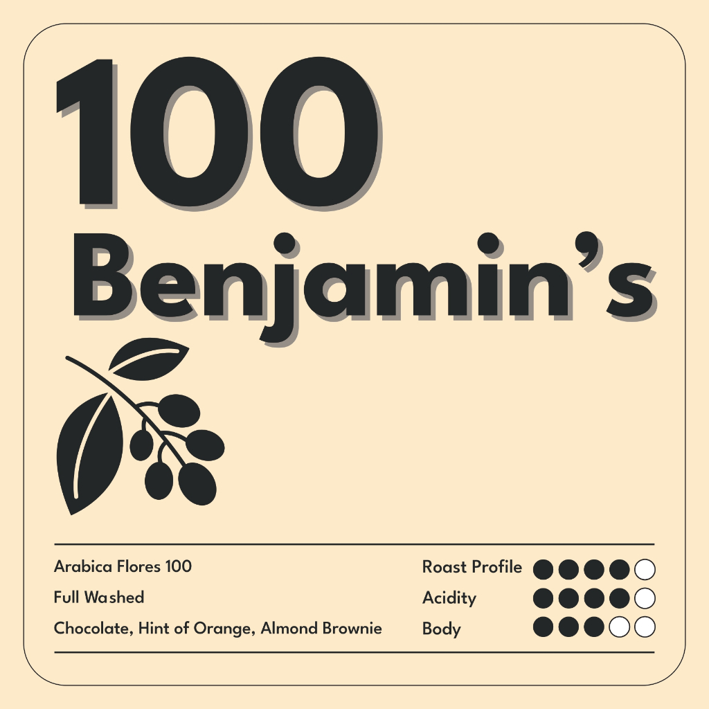 

Biji Kopi Full Arabika 100% Espresso Blend - Benjamin's - Coffee Beans - Roasted Beans - Clarity Chats