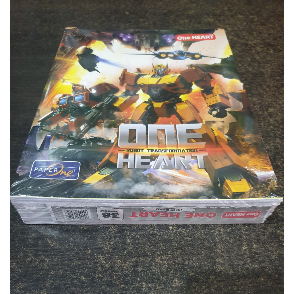 

Buku Tulis ONE HEART isi 38 Lembar - 10 Buku / Buku Tulis FANCY One HEART by PAPERONE