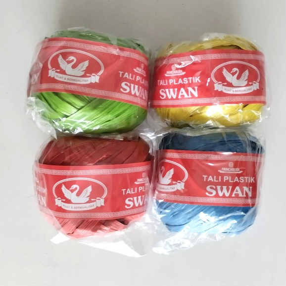 

Tali Rafia Swan Berat 35gr Pancabudi Tali Plastik Kuat - Panjang - Hemat