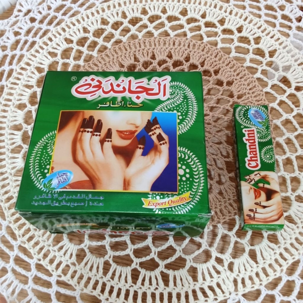 Nail Henna Inai Kuku Candni Pakistan Warna Merah satuan