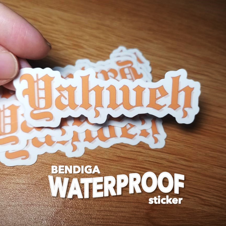

YAHWEH Sticker Bendiga | Stiker Vinyl Gospel Alkitab Firman Rohani Kristiani Kristen