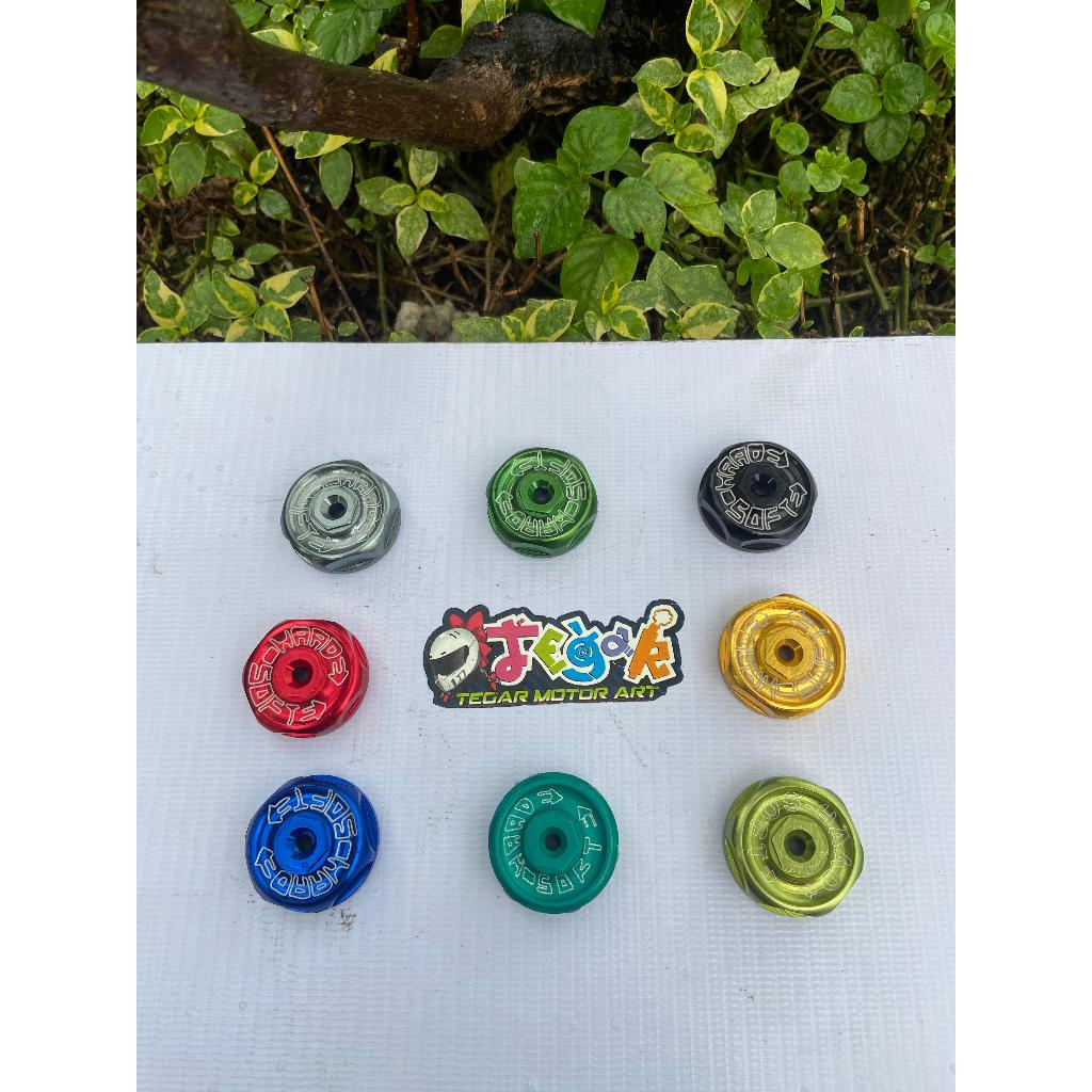 ohlins adjuster knob cover setelan rebound cnc vietnam