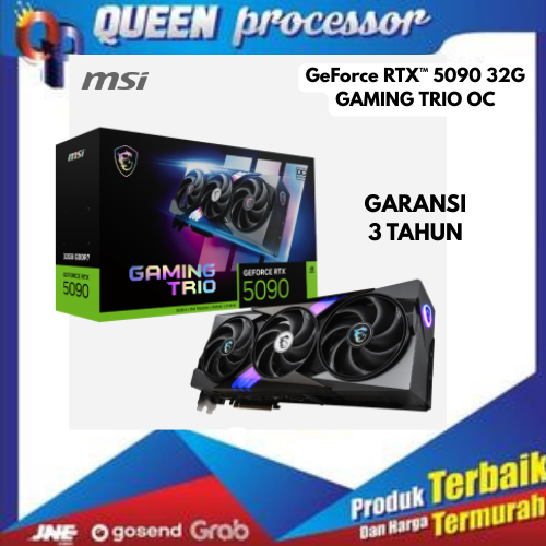 MSI GeForce RTX 5090 32G GAMING TRIO OC | GDDR7 512BIT / RTX5090