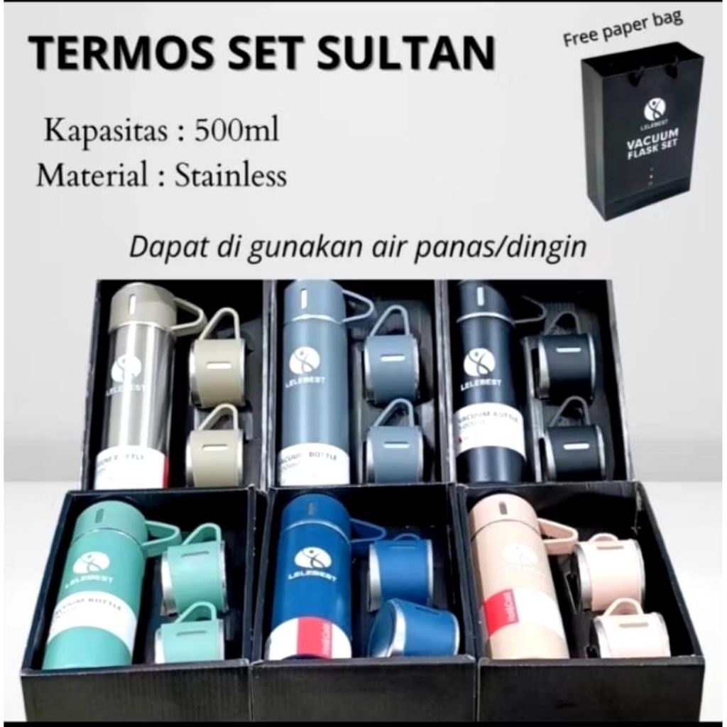 Termos sultan set , Vacuum flask set Thermos set