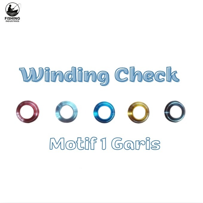 Winding Check Custom Joran Pancing Motif 1 Garis Aneka Warna