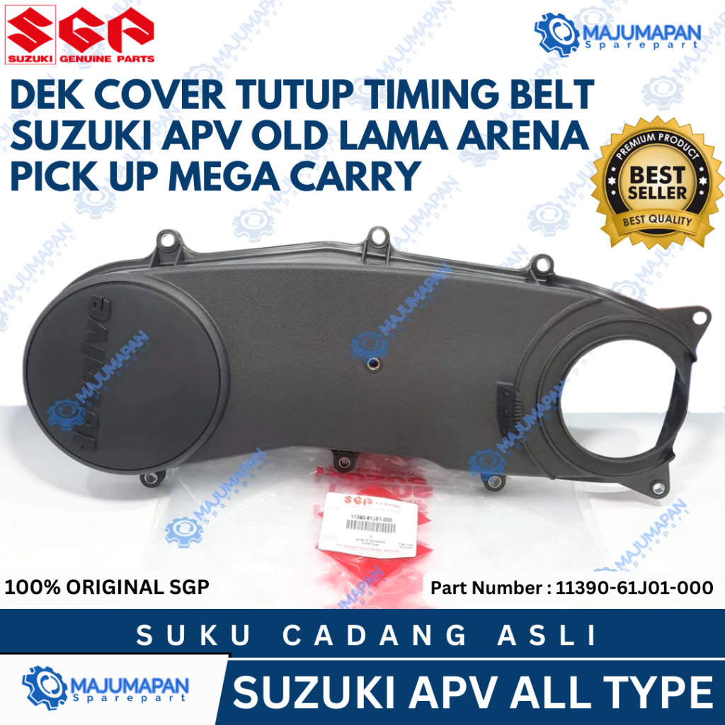 SGP - Dek Cover Tutup Timing Belt Suzuki Apv Old Lama Arena Pick up Mega Carry Ori 11390-61J01-000