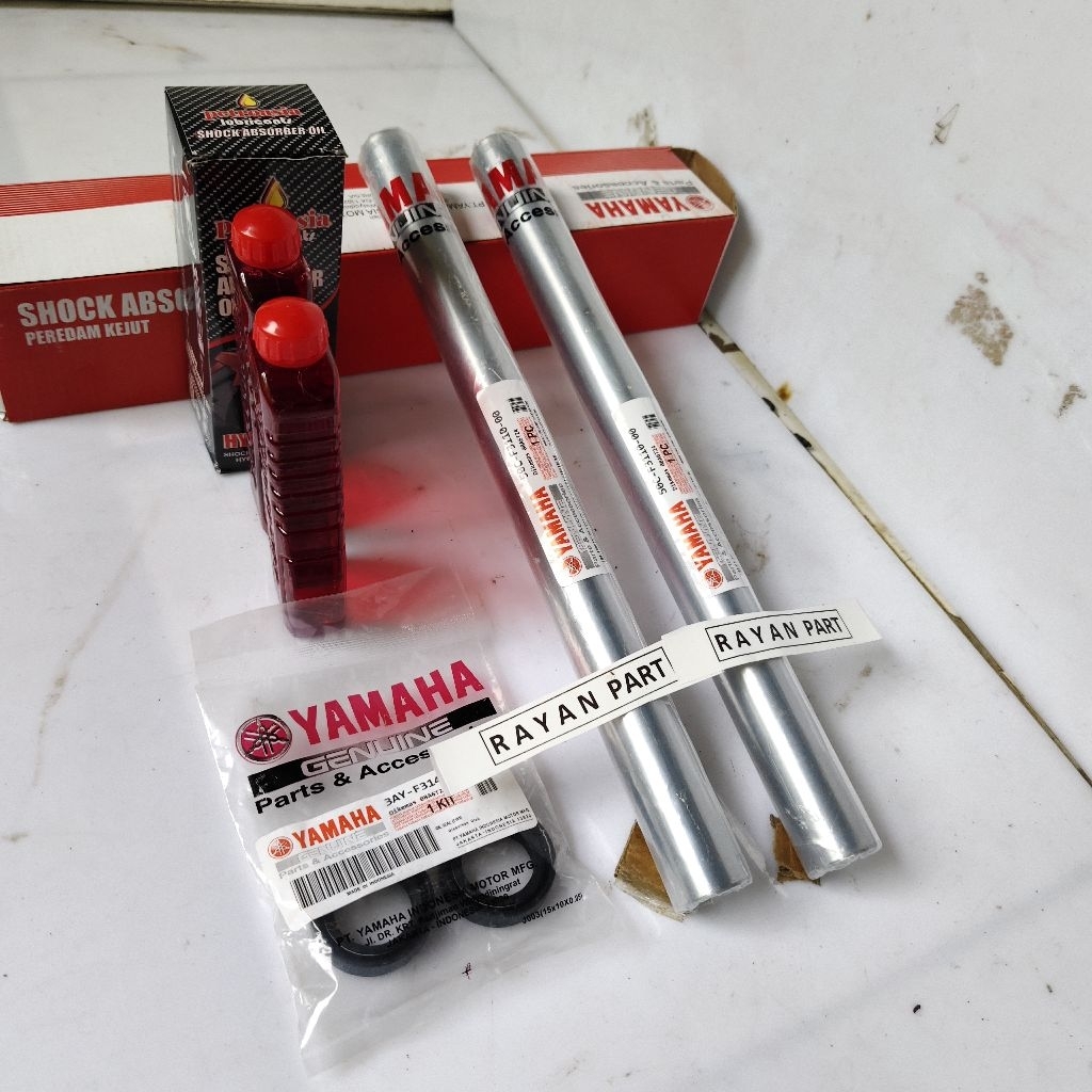 Shock depan Jupiter Mx New shock depan Jupiter Mx New komplit silsok & olisok shock depan Jupiter Mx