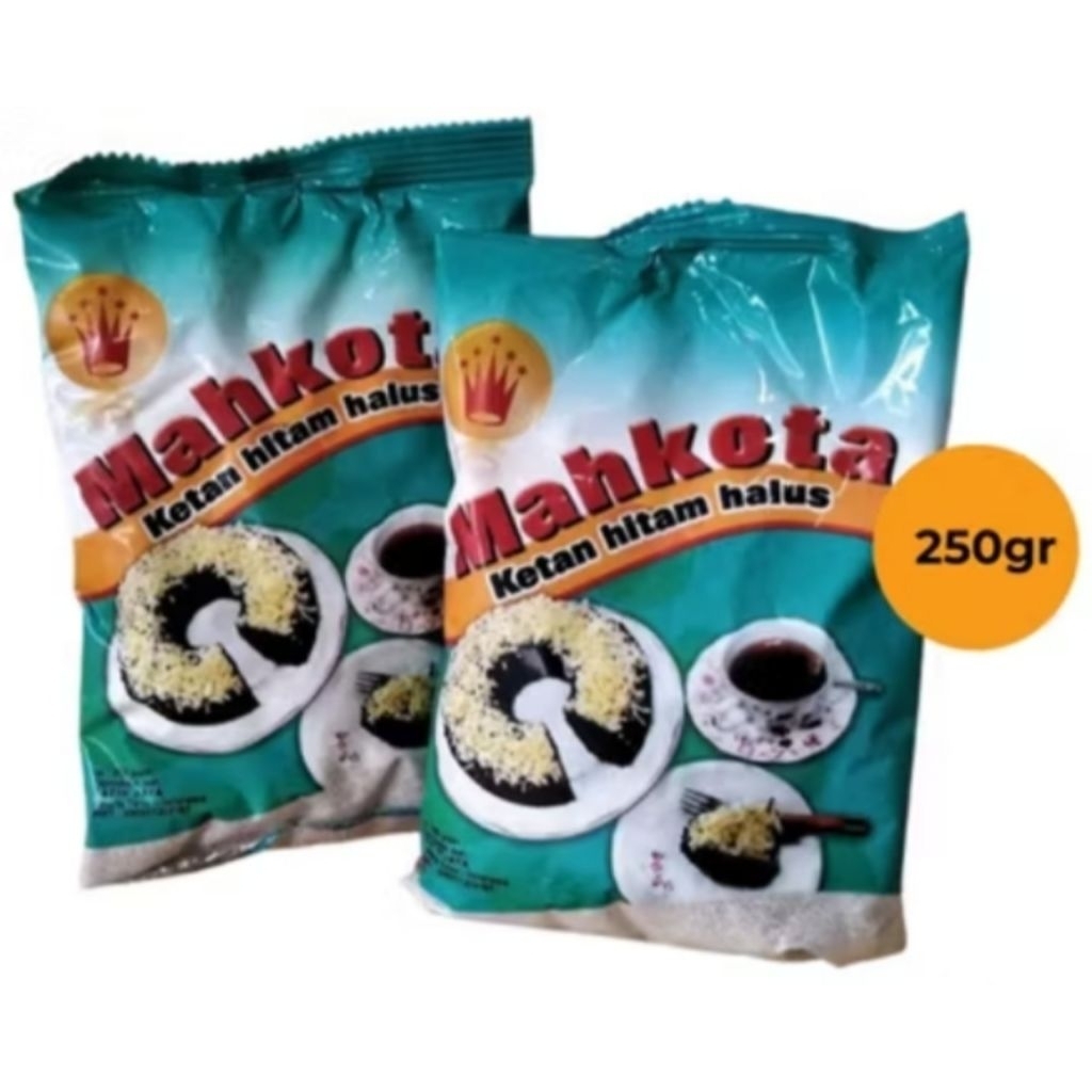 

Tepung Ketan Hitam Premium Merek Mahkota 250gr