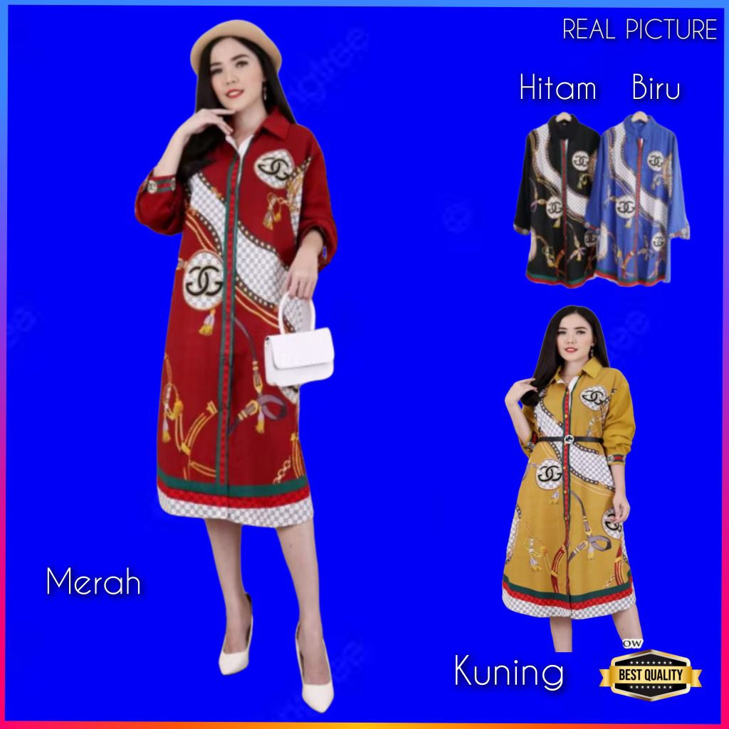 Baju Gaun Jumbo Wanita Raeseda Dress Jumbo LD 120 Natal Korea Pesta Hitam