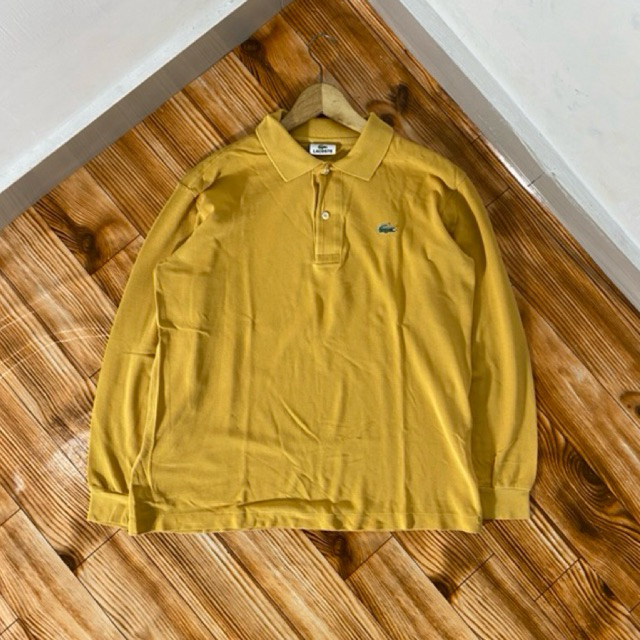 POLO LONGSLEEVE LACOSTE KUNING SECOND