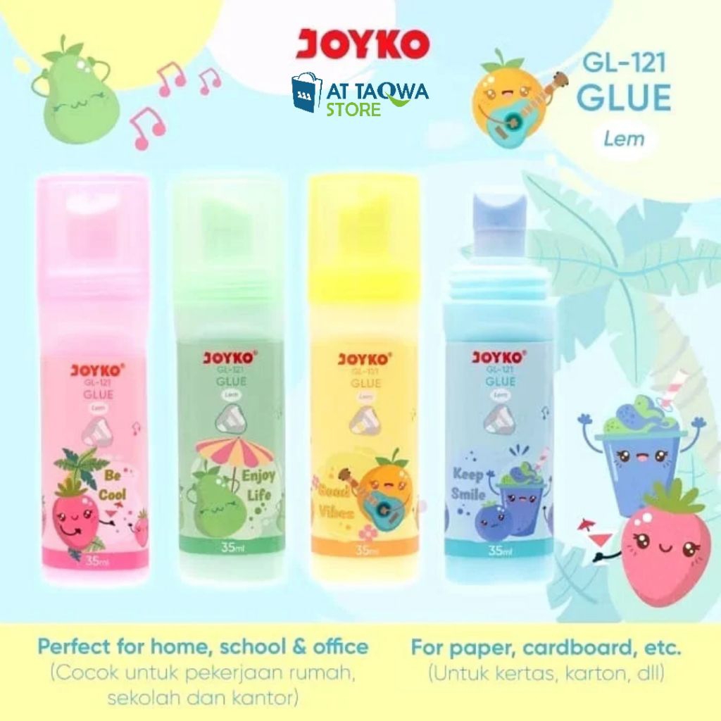 

LEM JOYKO Liquid Glue Lem Kertas Cair Joyko GL-121 35ml