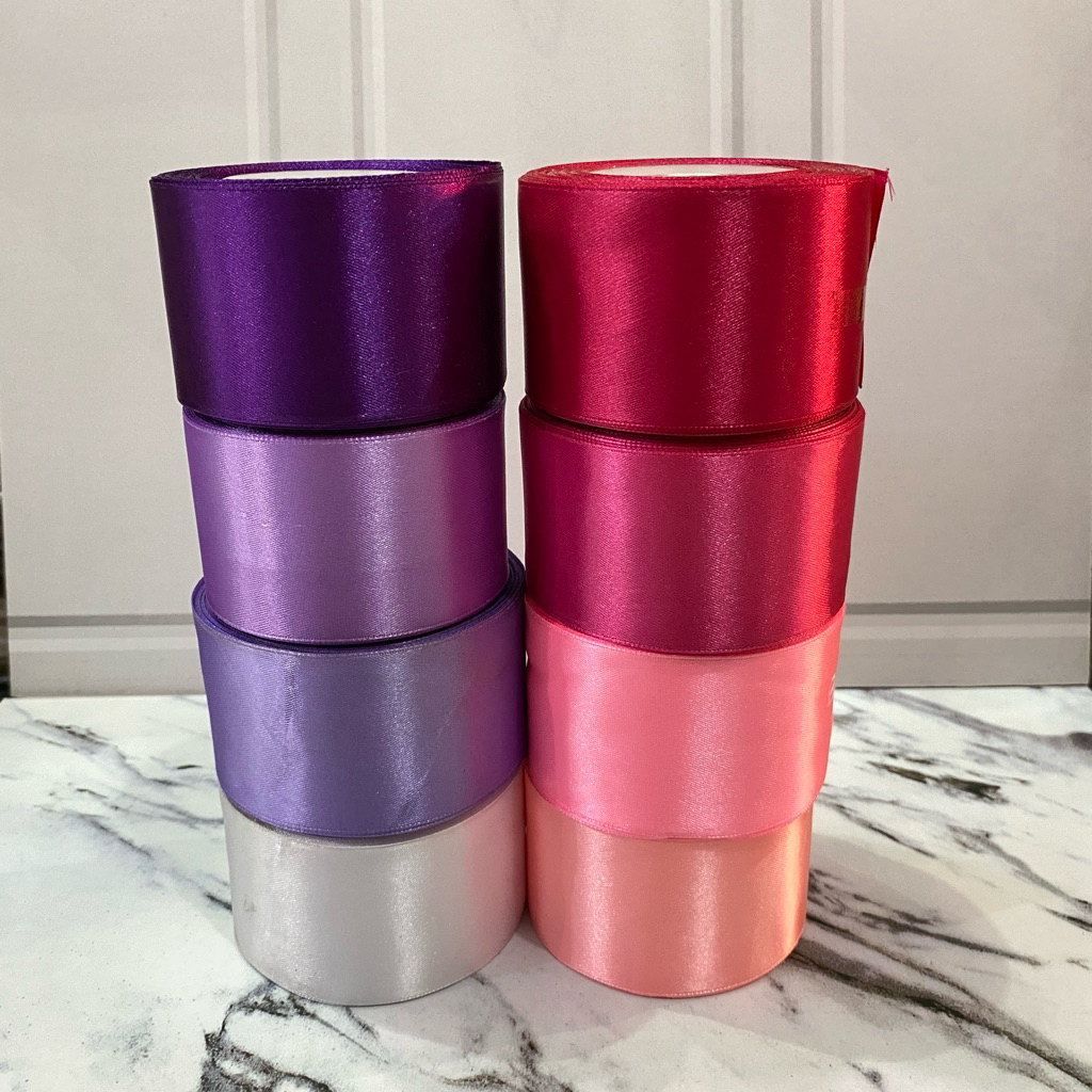 

PITA SATIN 5cm / 2 inchi / pita KAIN 5cm / TERLARIS