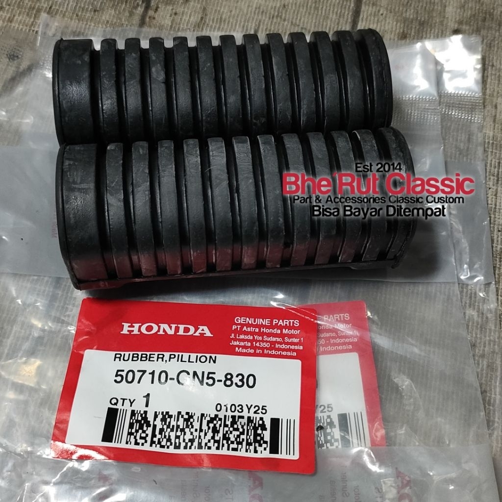 Karet Step Depan Karet Footstep Honda Karisma Revo Supra X125 Original Ahm
