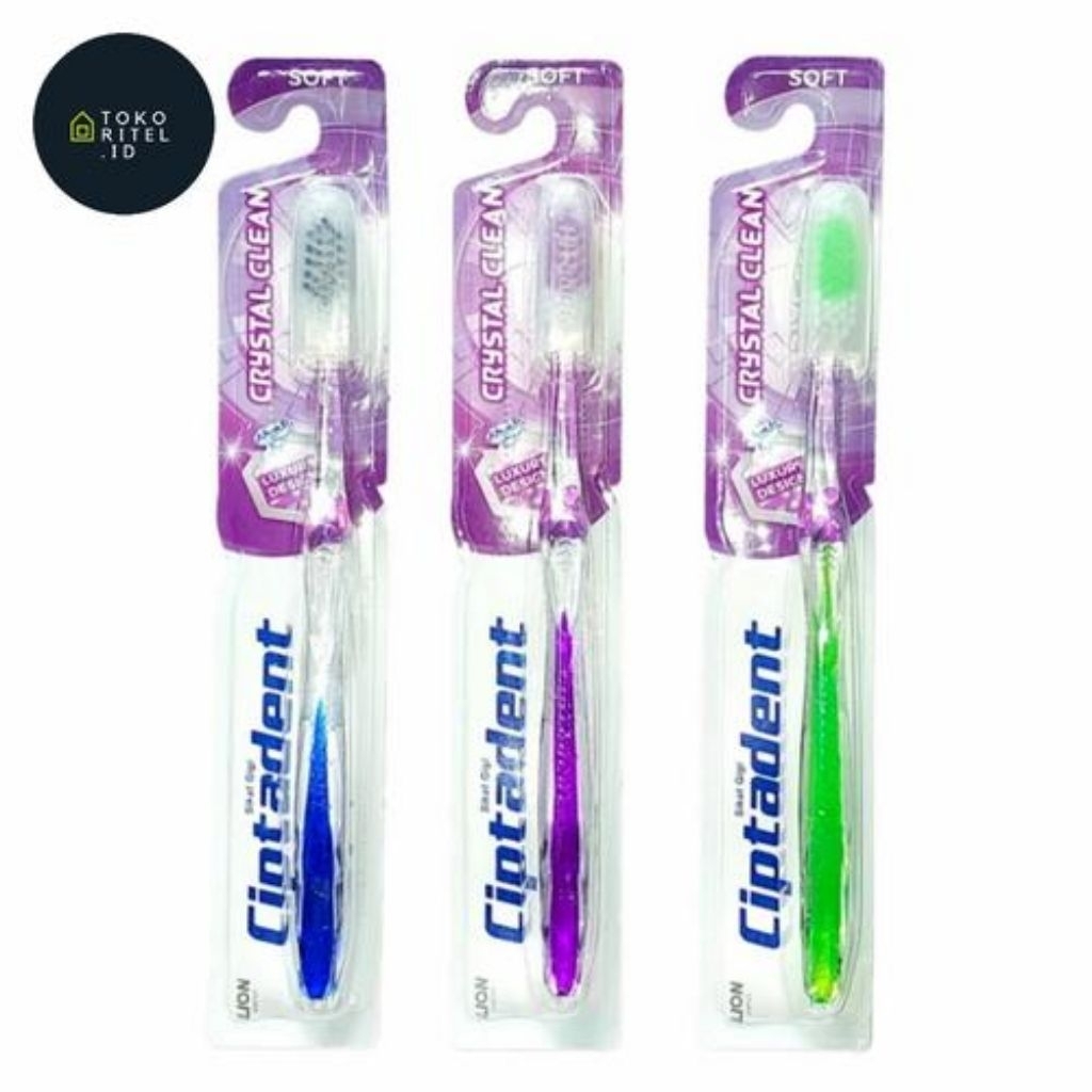Sikat Gigi Ciptadent Crystal clean Medium