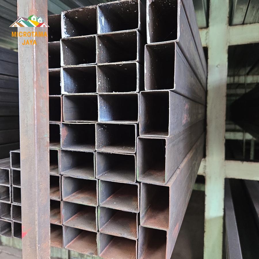 Hollow Hitam 40 x 60 / Holo Besi Kotak