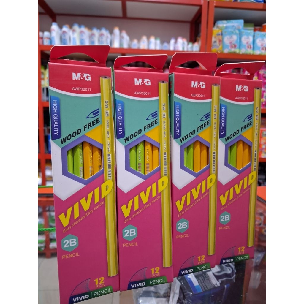 

Pensil M&G AWP3210 VIVID Hex Exam Pencil (12)