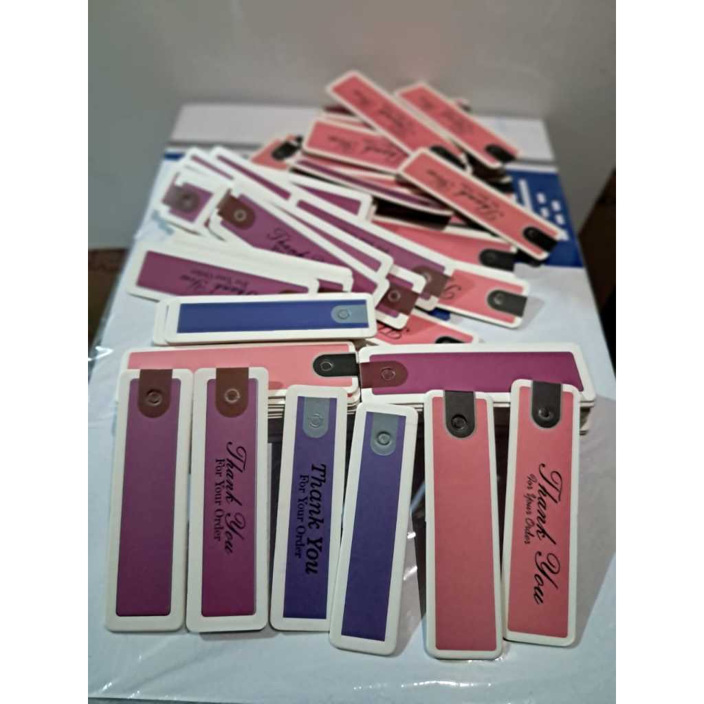 

Kartu Thank You Card / label hangtag polos untuk produk baju dan hijab atau produk lain nya