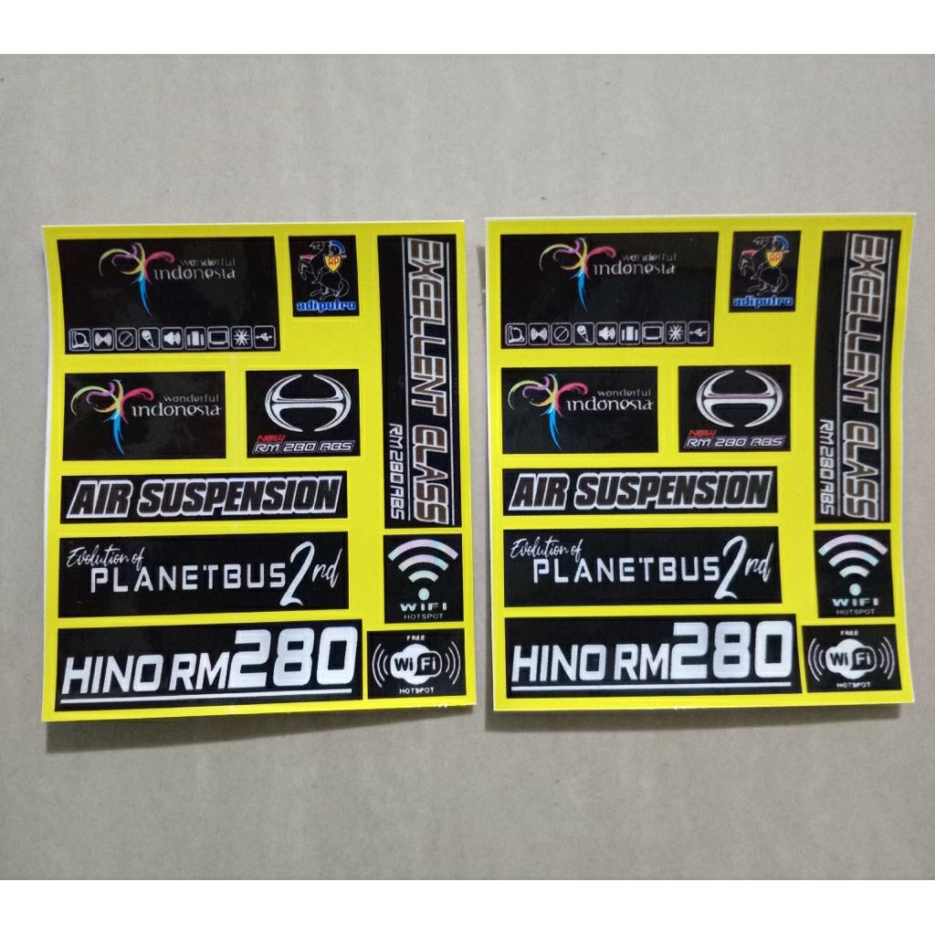 

Stiker Kaca Samping Kanan Kiri Miniatur Bus