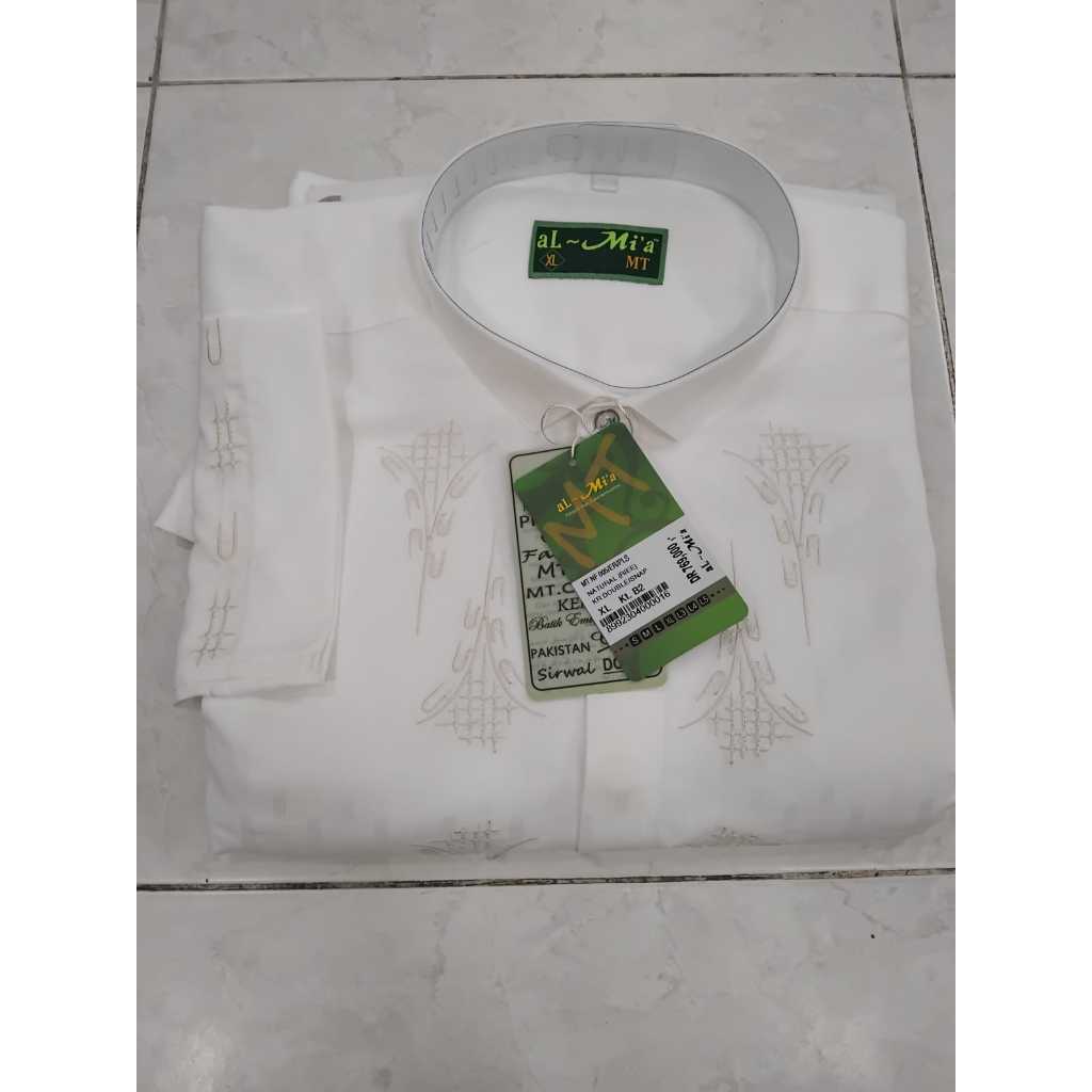 takwa al-mia putih,baju koko putih