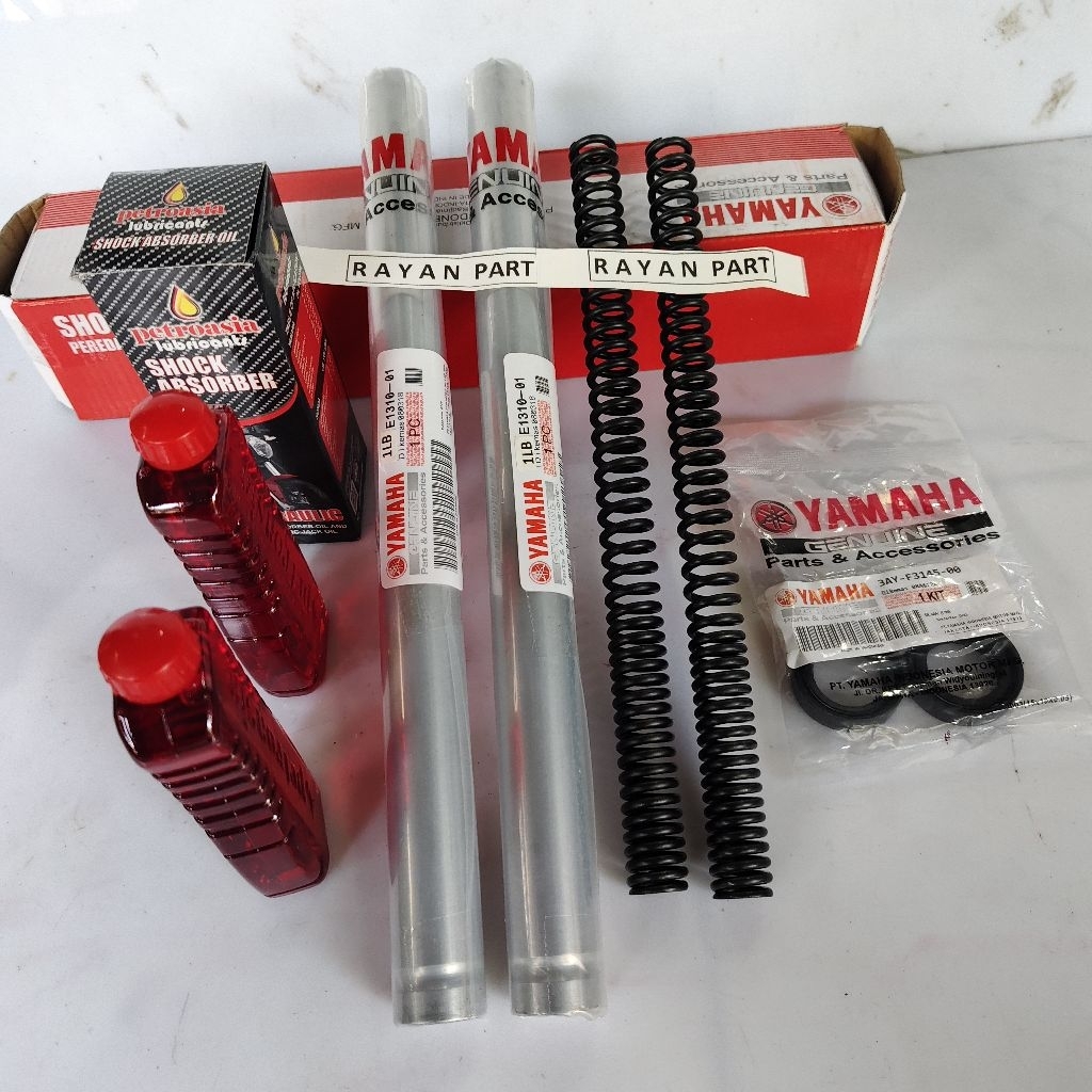 Shock depan Xeon RC + silsok & olisok & persok shock depan Xeon RC komplit