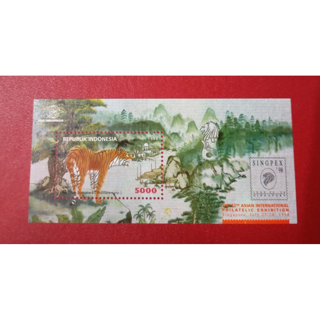 

SS SOUVENIR SHEET SINGPEK STAMP EXHIBITION 1998