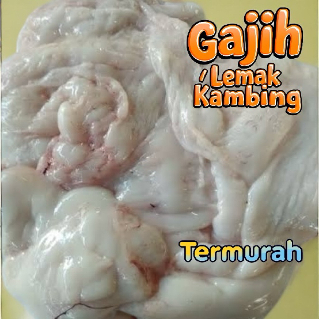 

Gajih Kambing / Lemak Kambing Masak Gulai Sate Termurah