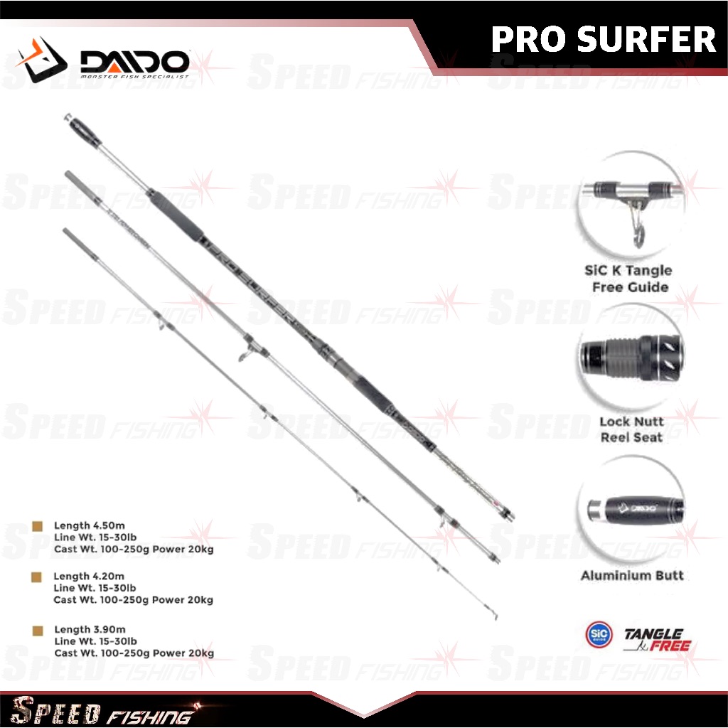 Joran Pancing Daido Pro Surfer 390 420 Joran Surf