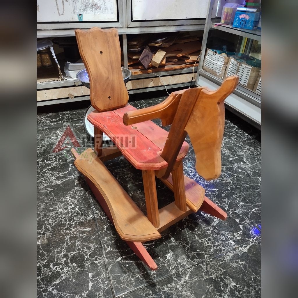 mainan anak jungkat jungkit kayu awet