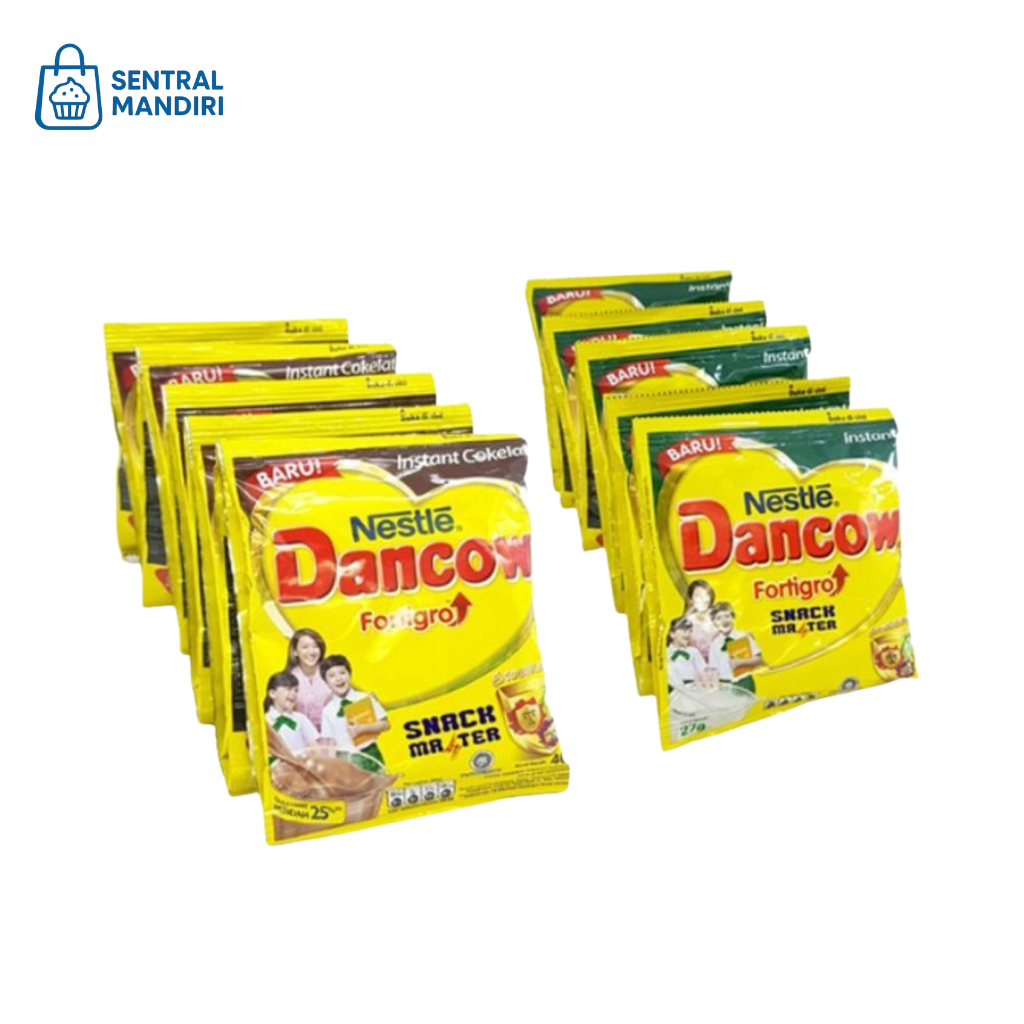 

[ 10 Pcs ] Dancow Susu Bubuk vanilla & coklat