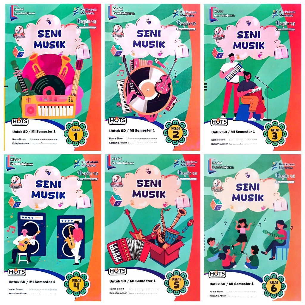 LKS BUPIN SD MI SENI MUSIK KELAS 1 2 3 4 5 6 SEMESTER 1 GANJIL KURIKULUM MERDEKA TA.25/26