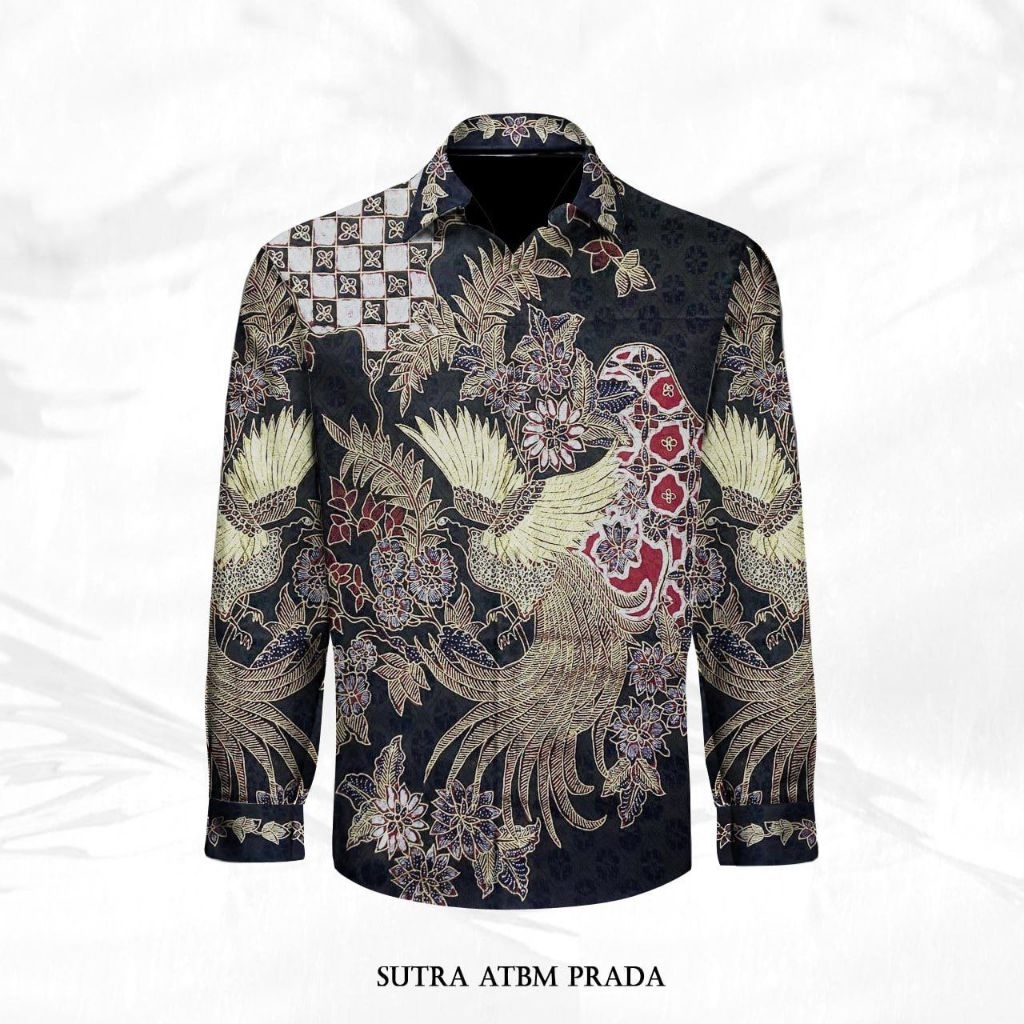 Batik Tulis Sutra ATBM Baron Prada Kemeja Pria 002413