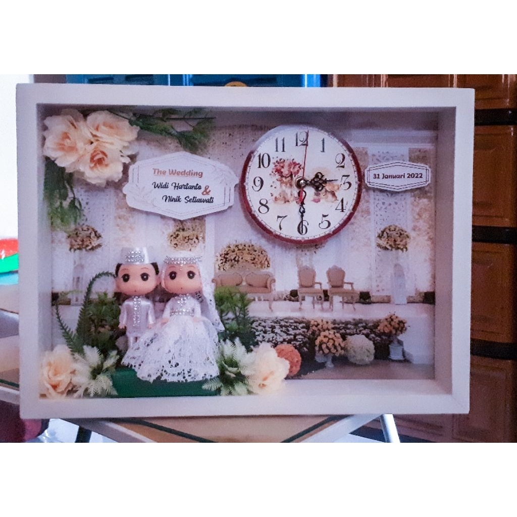 mahar akrilik custom jam