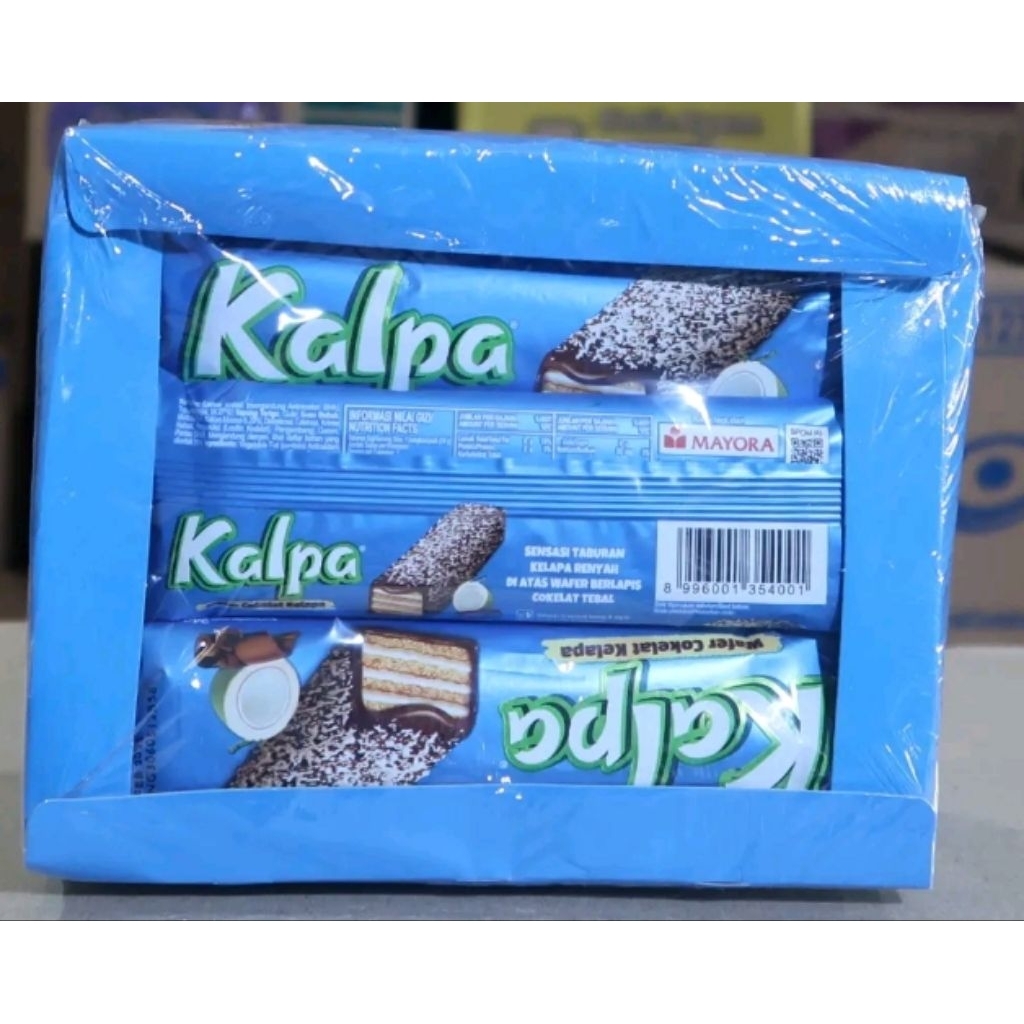 

Snack kelapa kalpa Wafer cokelat 22 gr isi 12 pcs
