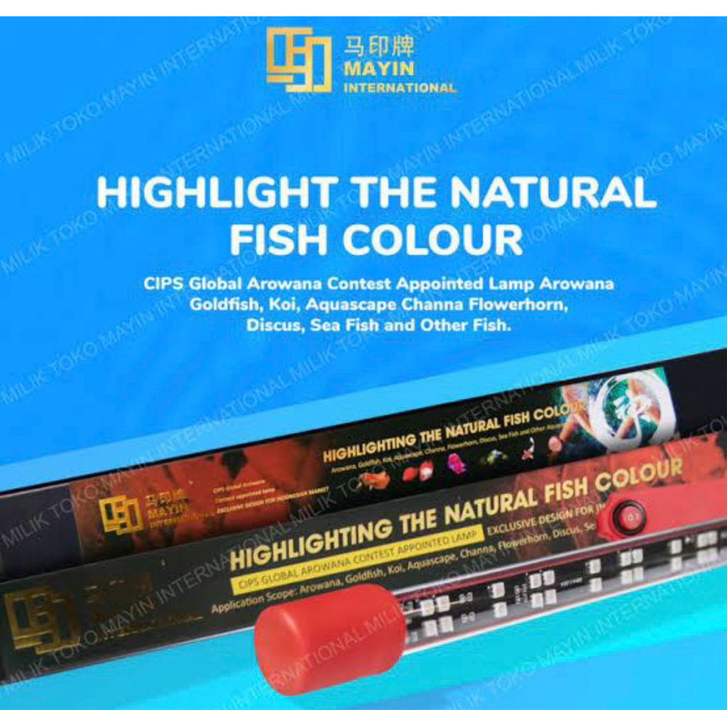 Lampu LED Viem MAYIN Aquarium AROWANA