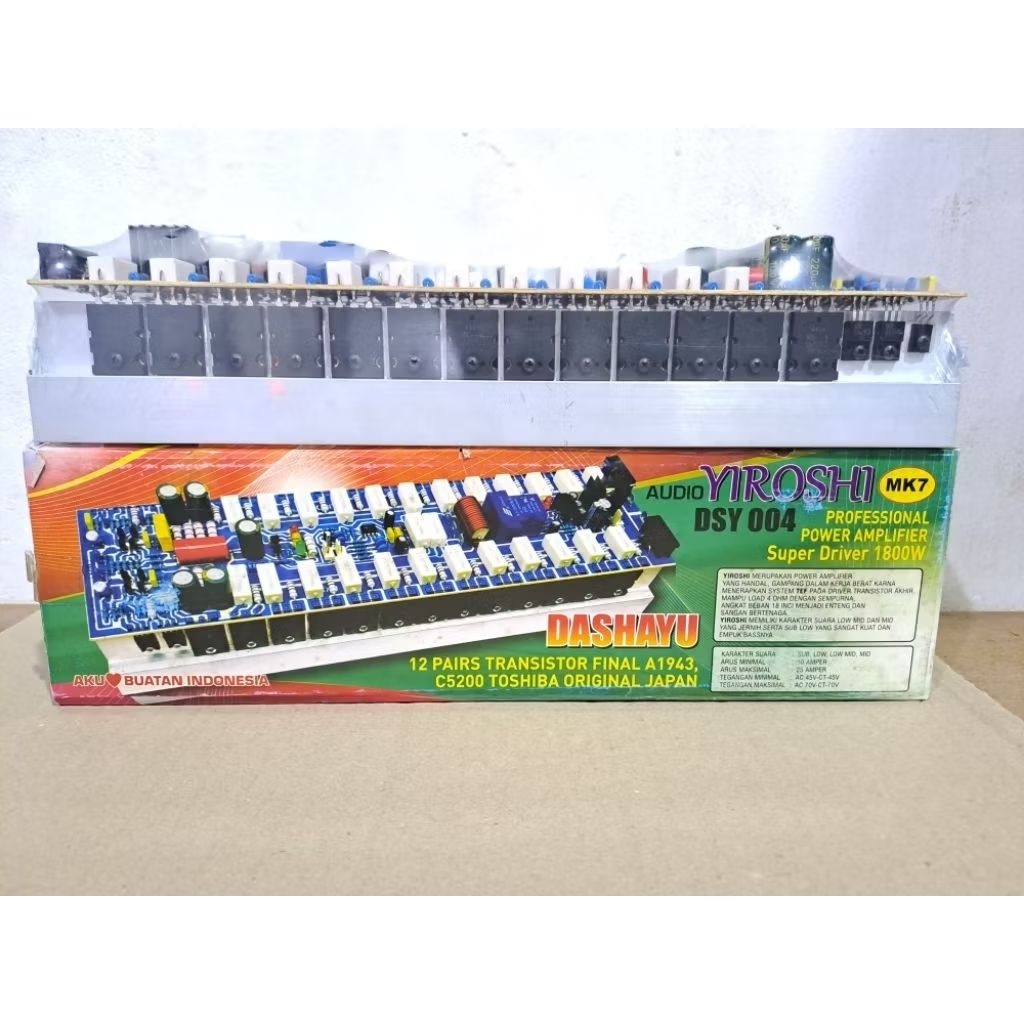 Kit Power Yiroshi Mono MK 7 With Tr Final 12 set Toshiba 5200/1943 .