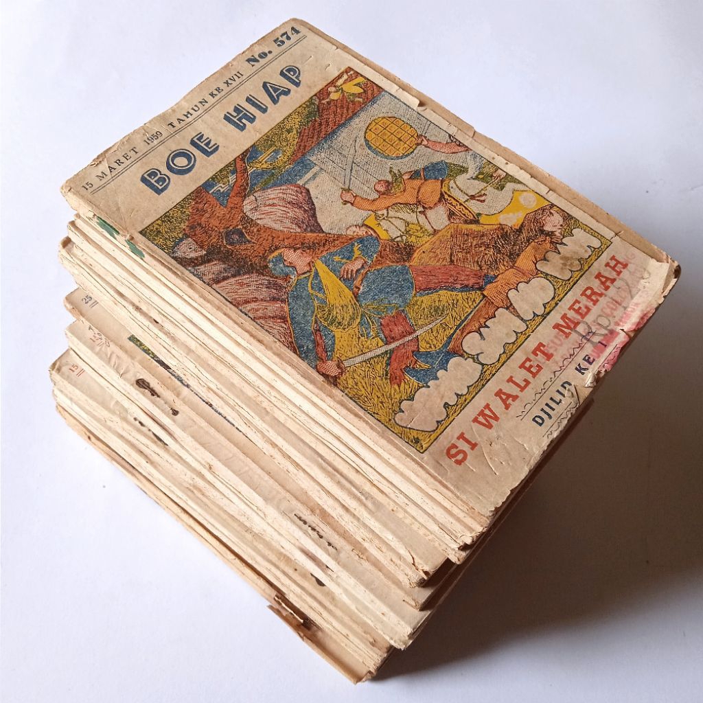Antik Buku Cersil Lama Pretelan Si Walet Merah Lie Hiap Ang Yan Tjoe Oleh Tjan Kim Hiap Boe Hiap Tas
