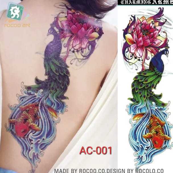 Tato Full Tangan Lengan Panjang  Tato Temporer Tattoo Tatto Temporary Tahan Air Sementara Anti Air S