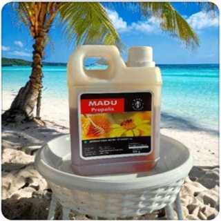 

Madu Asli Murni Propolis (Madu Asli Multiflora+Propolis) Kemasan Jirigen Netto 450gr - #oamahmadumurni