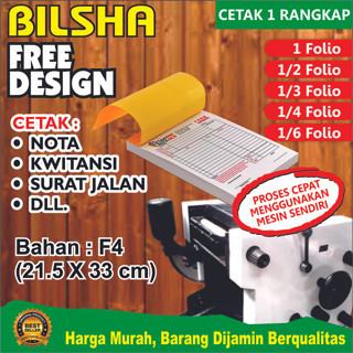 

Cetak Nota/Kwitansi/Surat Jalan/Faktur/Invoice 3 Play Custom Free Design Murah