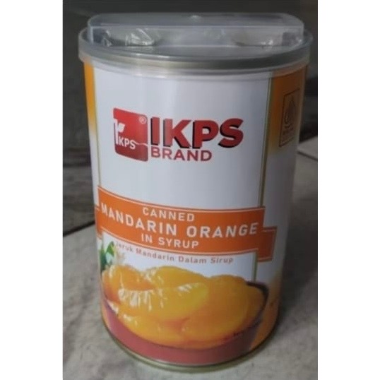 

Mandarin Orange In Syrup 425g "IKPS Brand" / Jeruk Kupas Dalam Sirup / Jeruk Kupas Dalam Sirup / Jeruk Mandarin / Jeruk Kalengan 425 gr gram