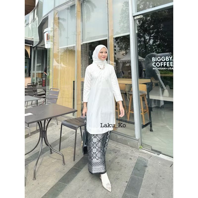 TUNIK TOYOBO POLOS - SET TUNIK MELAYU - BAJU KURUNG - TUNIK MODERN - TUNIK TOYOBO - ATASAN TUNIK