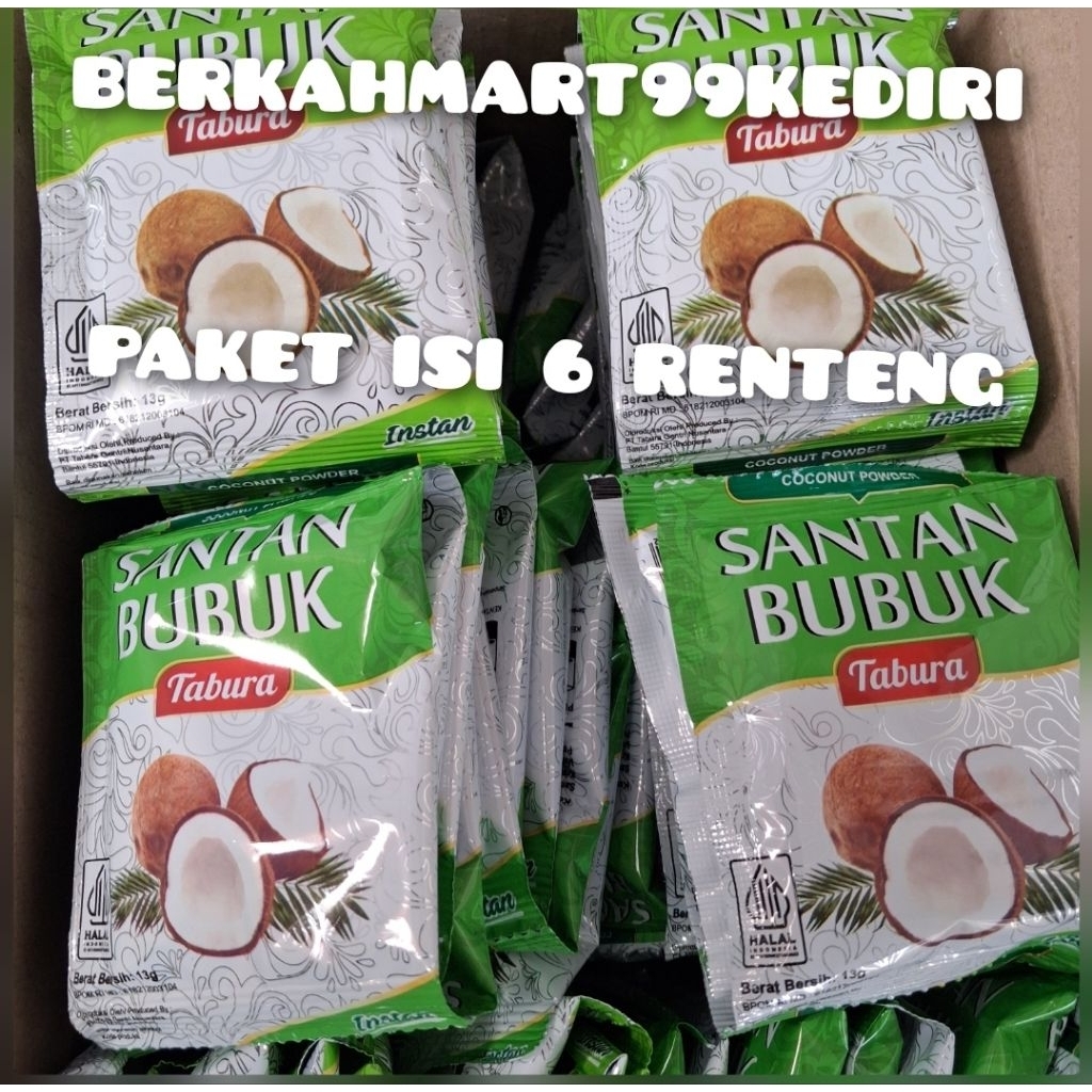 

Santan bubuk tabura paket 6 renteng