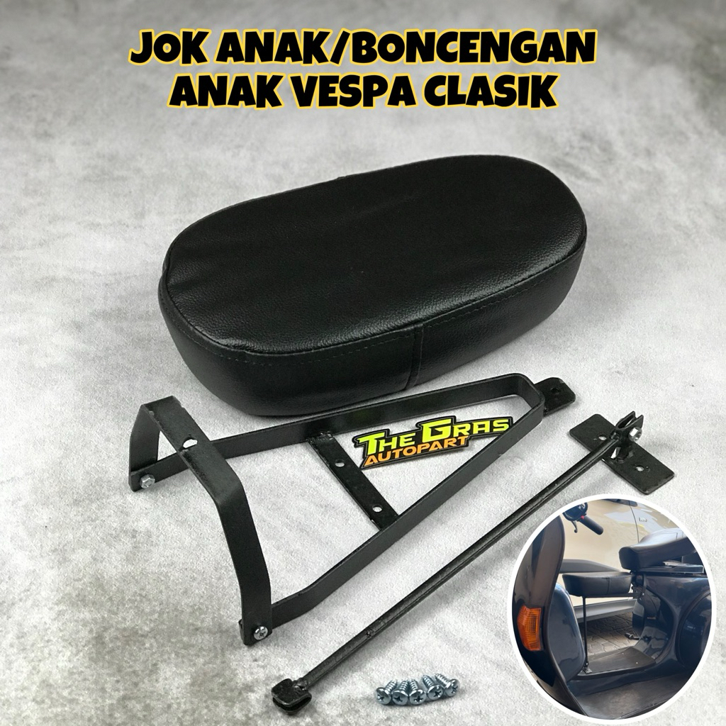 Jok Anak Vespa Boncengan Untuk Anak Vespa Klasik Jok Anak Vespa Px Excel Super Sprint Vbb