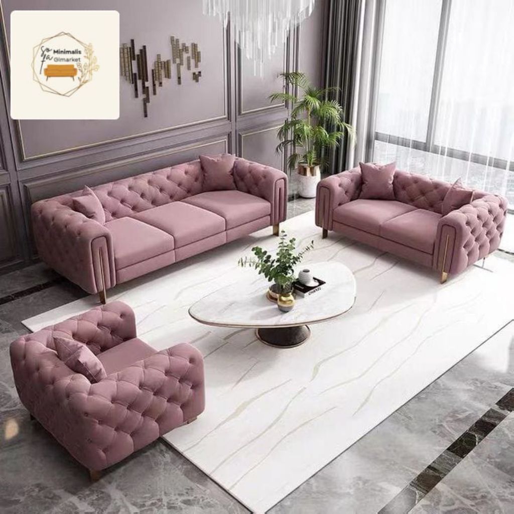 Sofa 321 Seater Sofa Ruang Tamu Furniture Sofa Minimalis Terbaru