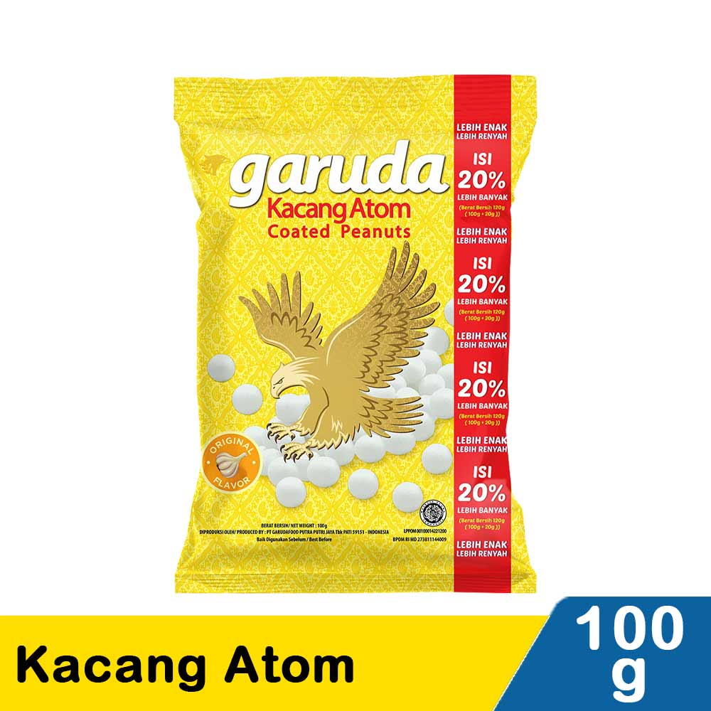 

GARUDA KACANG ATOM PCK 100g